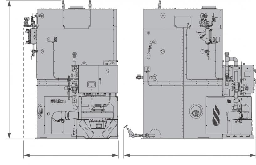 VSRT 250 - Vertical Spiral Rib Tubeless Steam Boiler